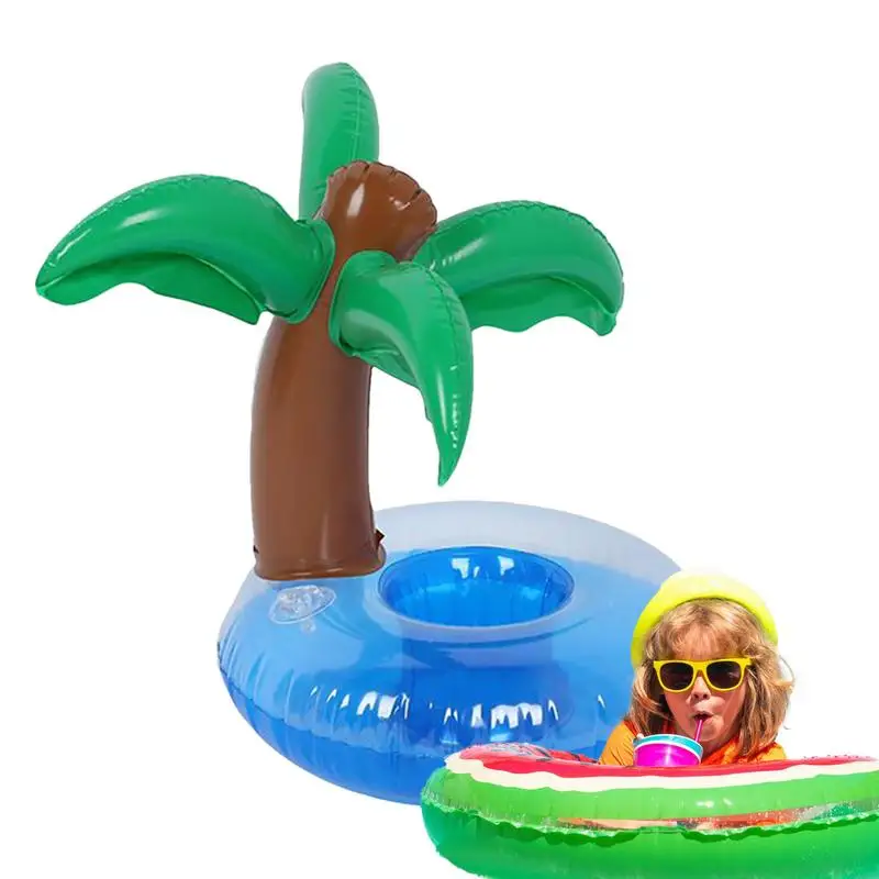 Porte-gobelet flottant pour boissons, jouets d'eau, sous-verres pour boissons, jouets d'extérieur amusants pour la natation, fournitures de fête pour jacuzzi