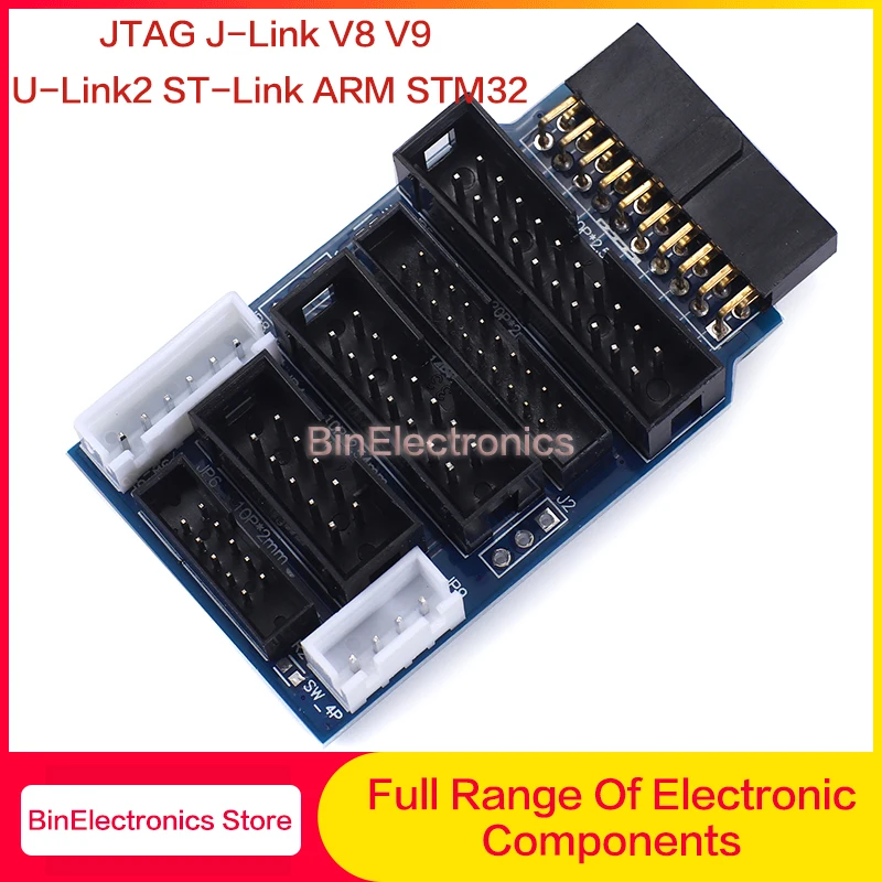 Multi-function Converter Adapter Board For JTAG J-Link V8 V9 U-Link2 ST-Link ARM STM32