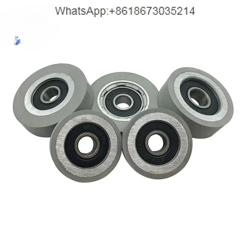 

Woodworking machinery spare rubber wheel copying roller for automatic edge banding machine