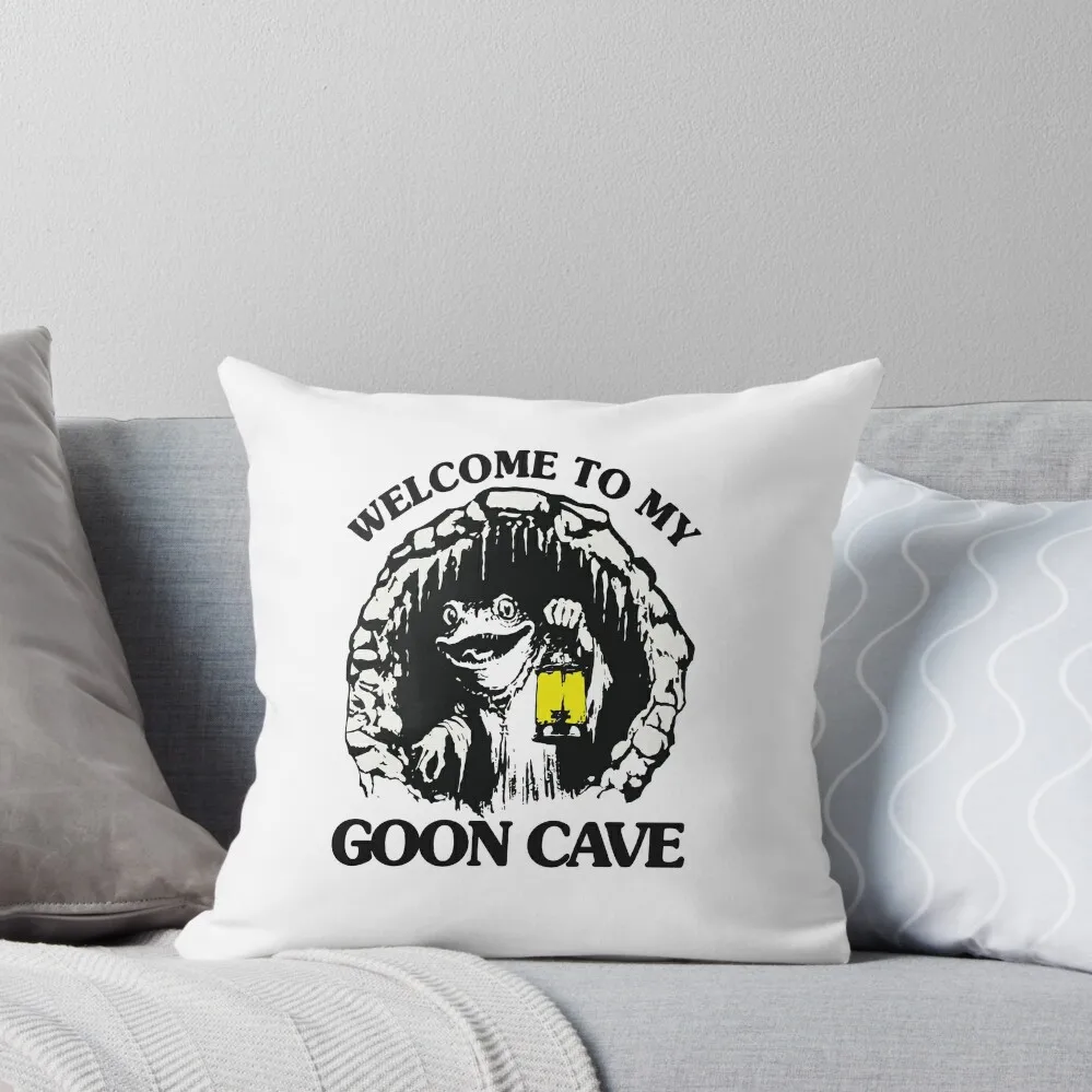 Welcome To My Goon Cave Throw Pillow Cushions For Children Plaid Sofa Pillow