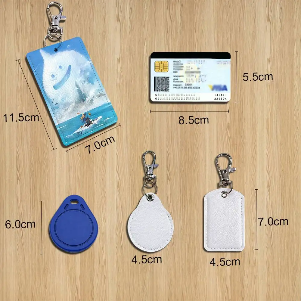 Slime Dai Eight Dragon Quest Cartoon Singer Anime Card Keychain Fashion Pendant Bag ID Door Card Case Bus Card Cute Adult