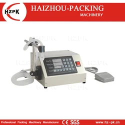 HZPK Small Liquid Water oil Filler Stainless steel Cheap Filling Machine 5-2000ml GFK-180