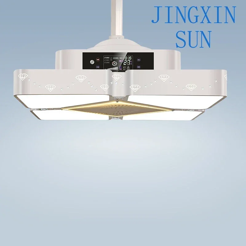 Ultra-thin Mahjong Smoke Exhaust Lamp, Lifting Chandelier, LED Table Room, Machine Room, Chess and Card Room Air Purifier