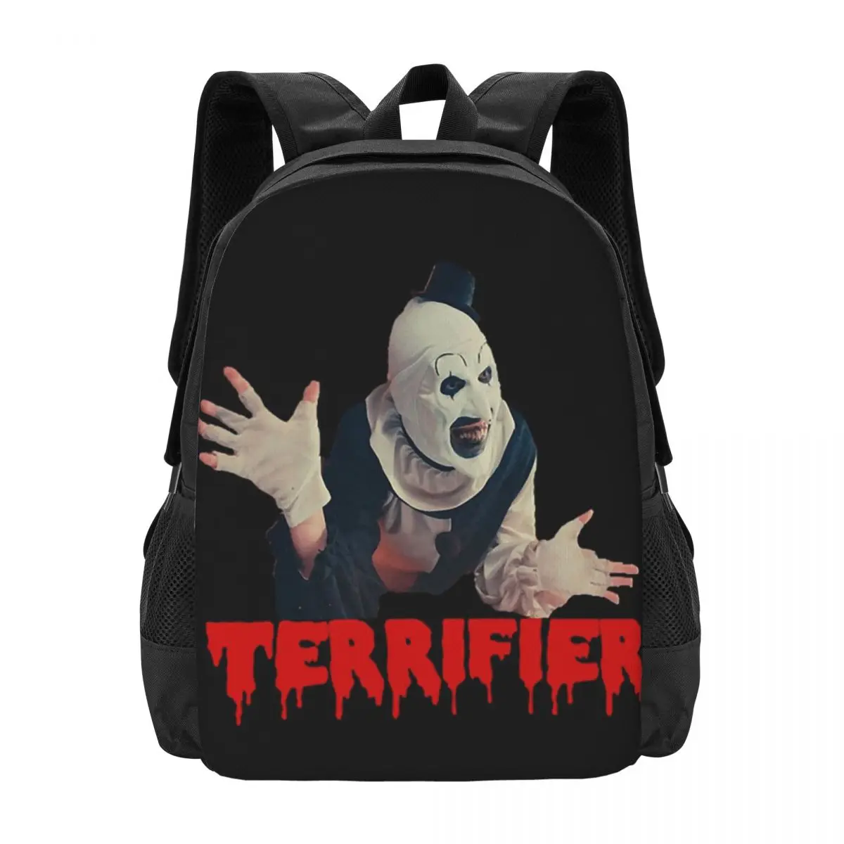 Halloween Movie Terrifier Horror Clown Backpack Hot Sale Daypack Large Capacity BookBag School Bag Shoulder Bags for Men Women