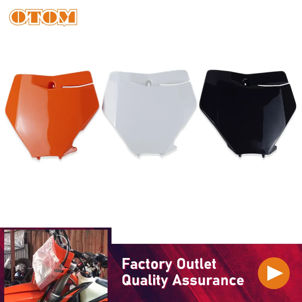 OTOM دراجة نارية الجبهة رقم لوحة بطاقة غطاء بلاستيكي ل KTM SX XC-F SX-F XC 125 150 250 300 350 450 موتوكروس إندورو 2019-22
