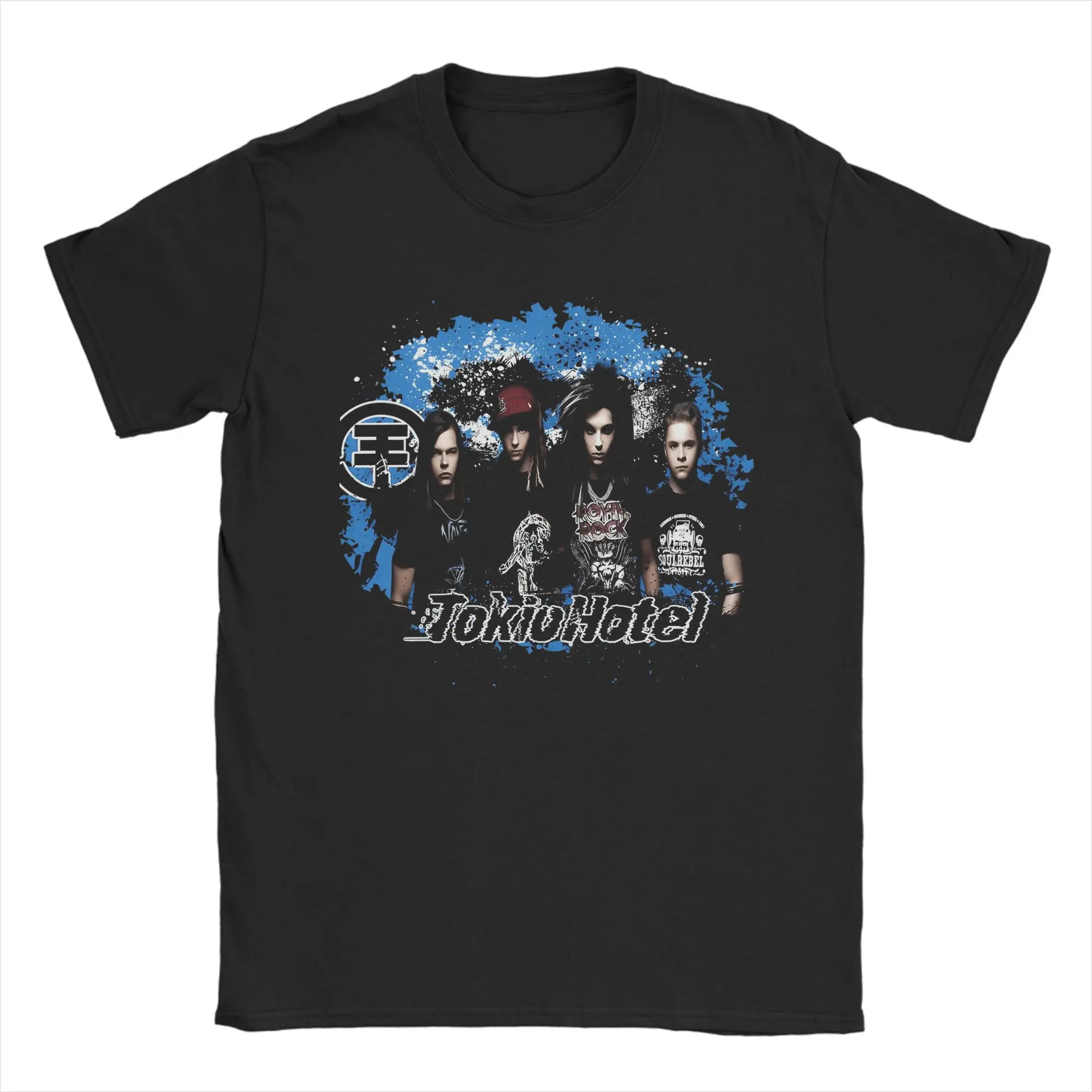 Camiseta de calle de verano Tokio Hotel Band, camisetas de moda, Camiseta de algodón para hombres, camisetas estéticas de talla grande 6XL, camisetas de manga corta