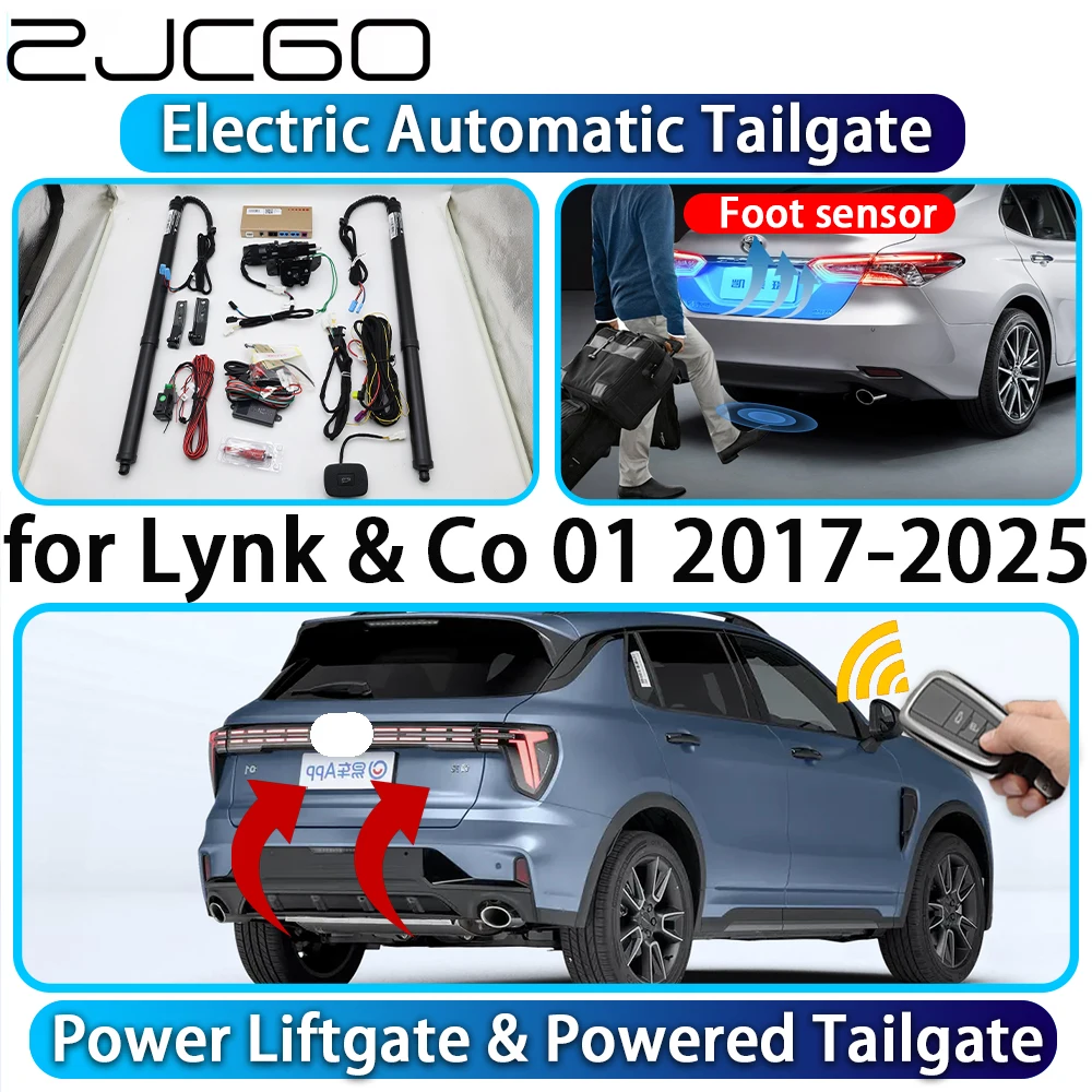 

ZJCGO for Lynk & Co 01 2017-2025 OEM Automatic Power Liftgate Powered Tailgate Intelligent System Car Trunk Lift Control Kit