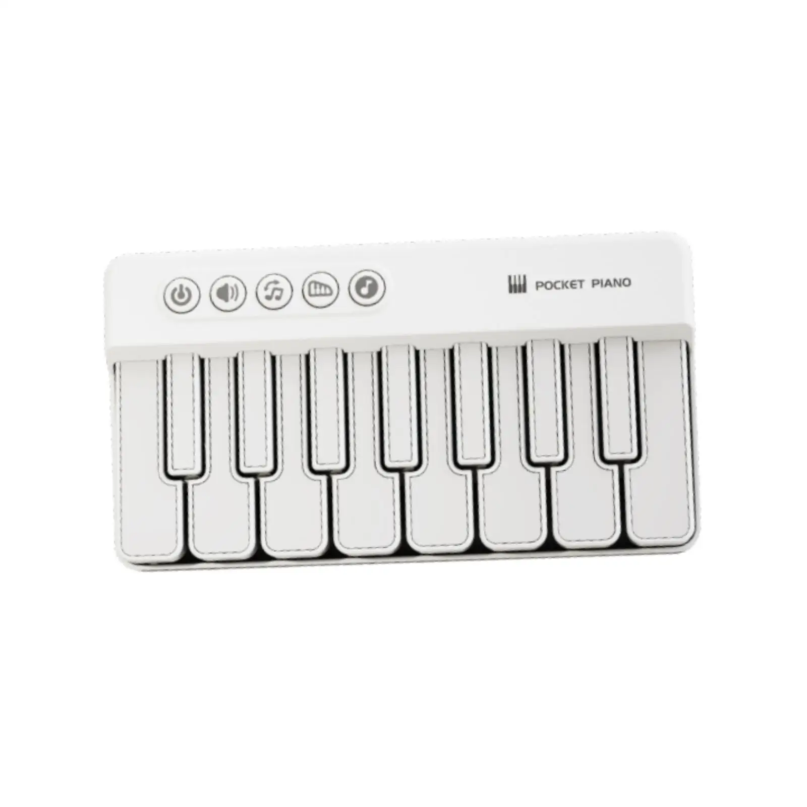 Mini Piano Keyboard with Rainbow Lights Kids Musical Instrument Toy for Child Early Development