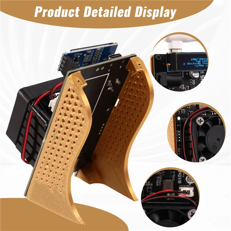 Bitaxe Solo BM1397 ASIC Miner, Bitcoin BTC Mining, 200Gh/S, Low Power Consumption, AU Plug-Y47A