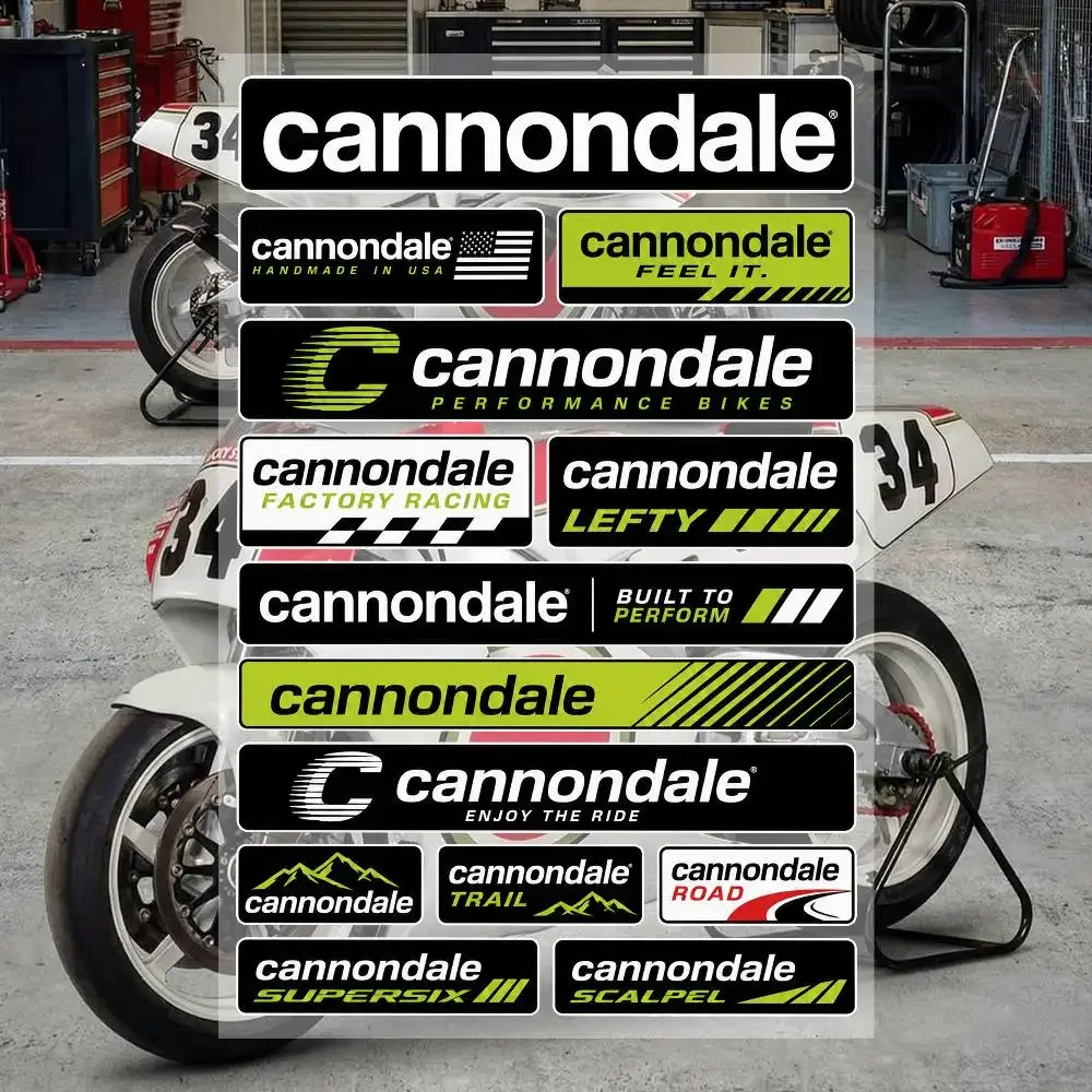 

Cannondale Aesthetic Graffiti Stickers Waterproof PVC Decals for Car Motorcycle Skateboard Helmet Notebook