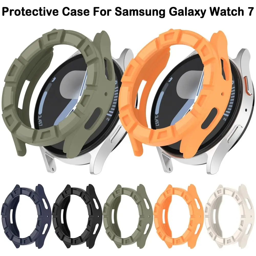 Soft TPU Case For Samsung Galaxy Watch 7 40mm 44mm All Around Protective Bumper Smart Watch Protector Cover For Galaxy Watch7
