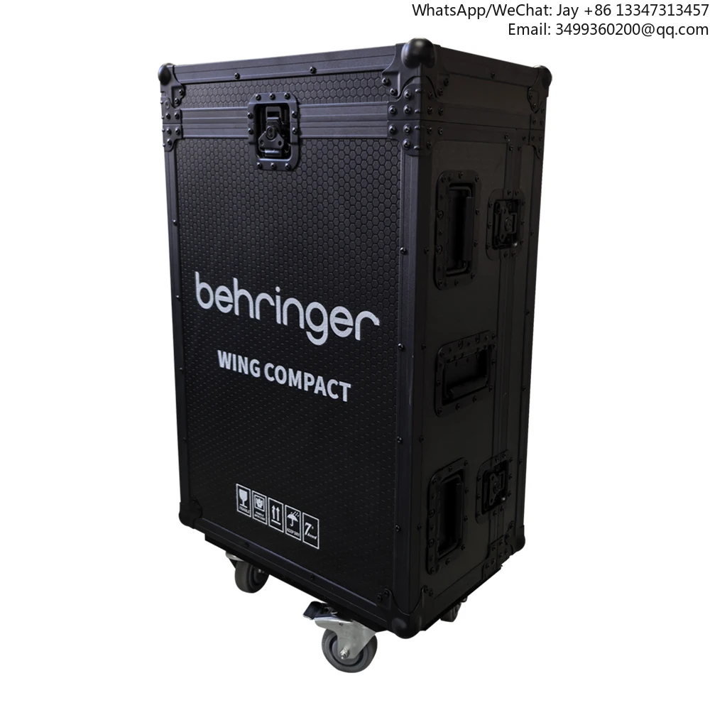 Customized Behringer WING-Compact Digital Mixer Flight Case Normal Version With Wheels Pa System Music Equipment Flight Case