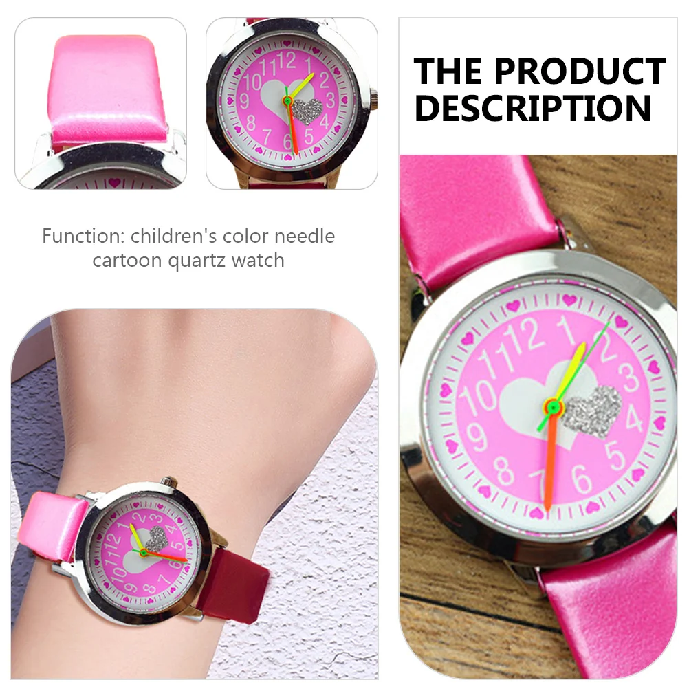 ساعة كرتونية لساعة اليد الجميلة، ساعة سيليكون عصرية، حفظ الوقت الدقيق، ديكور لطيف #2