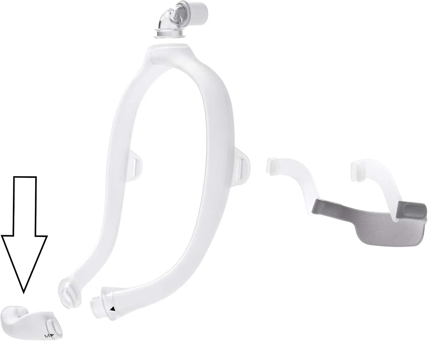 The replaceable nose pad is suitable for Dream Wear's M products and can help alleviate symptoms of snoring.