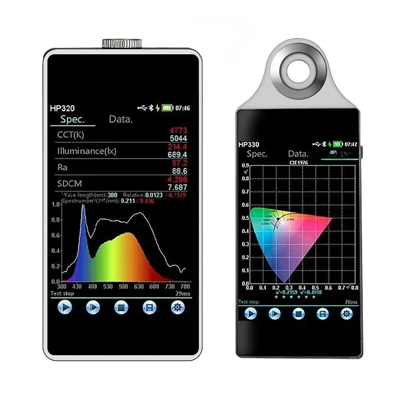 Portable Spectrophotometer (HP330) Color Illuminometer Meter Easy-to-Carry Spectrometer