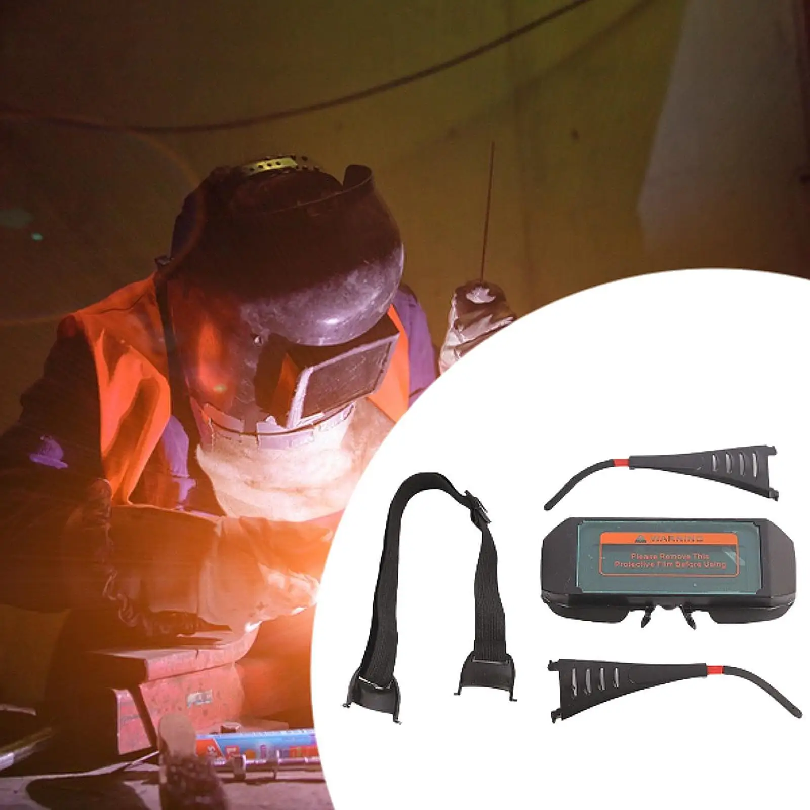 Solar Welding Glasses Intelligent Dimming Professional Welder Welding Equipment