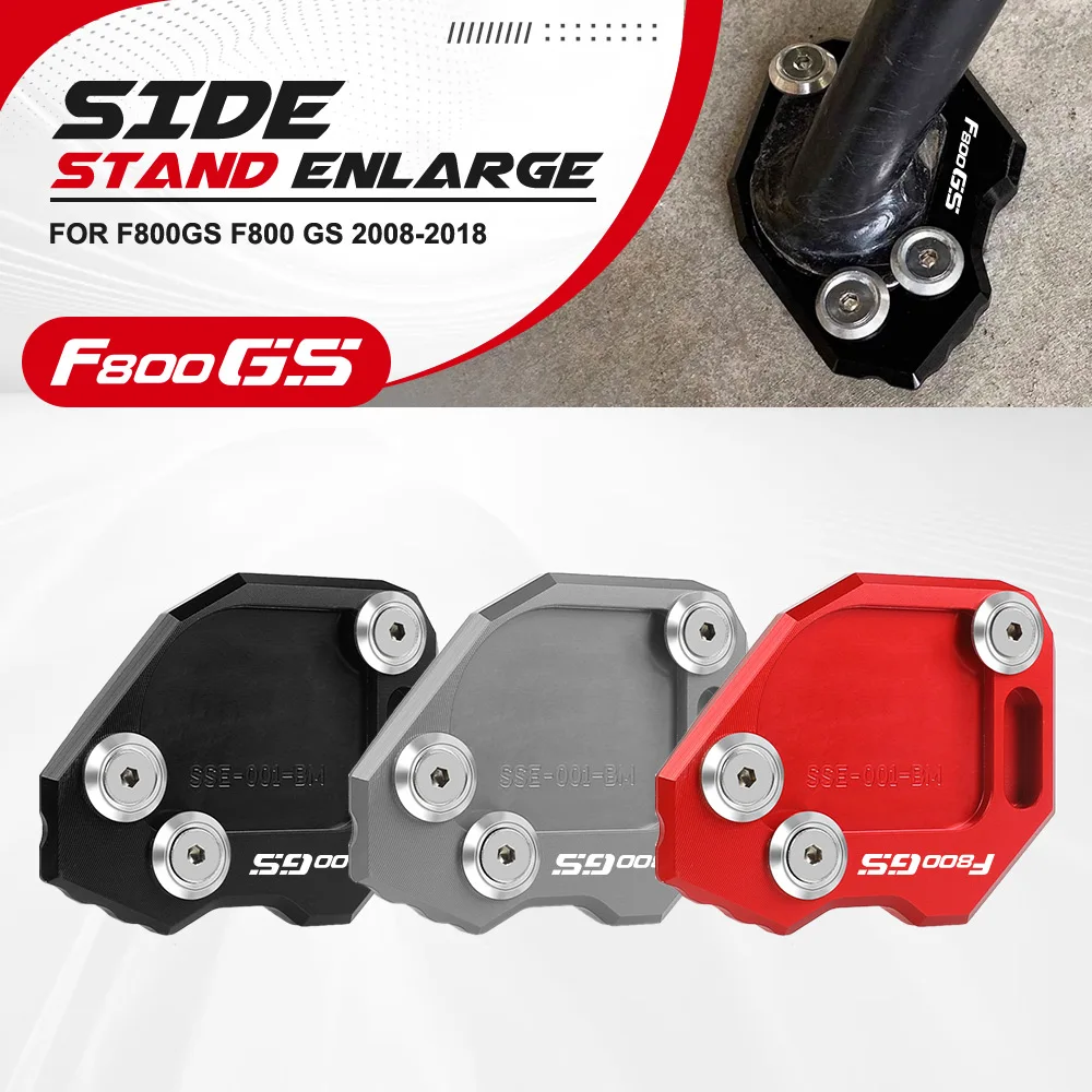 

For BMW F800GS F800 GS 2008-2018 2017 2016 2015 Foot Side Stand Kickstand Enlarge Extension Support Plate Pad F800 GS Adventure