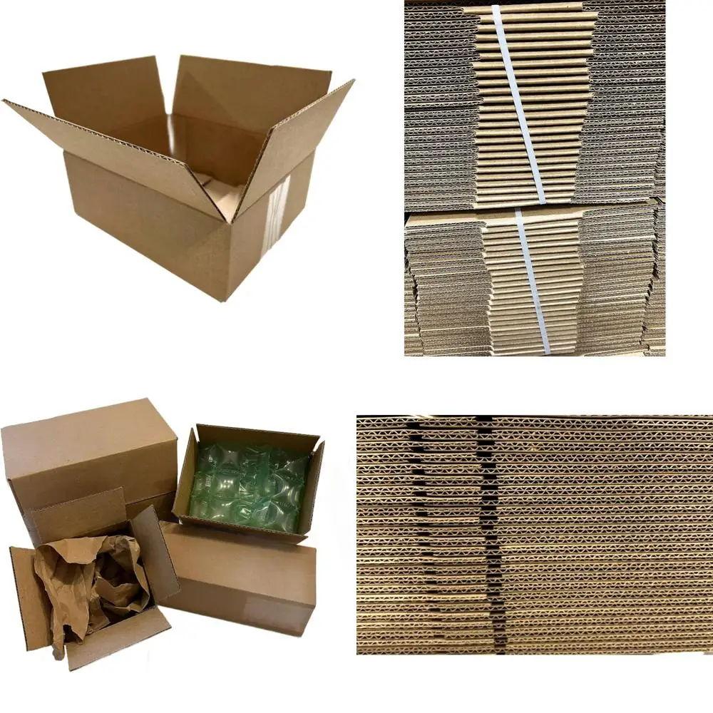 Durable Cardboard Boxes for Shipping and Mailing - 100 Pack of 10x8x6 Corrugated Cartons for Efficient Packaging