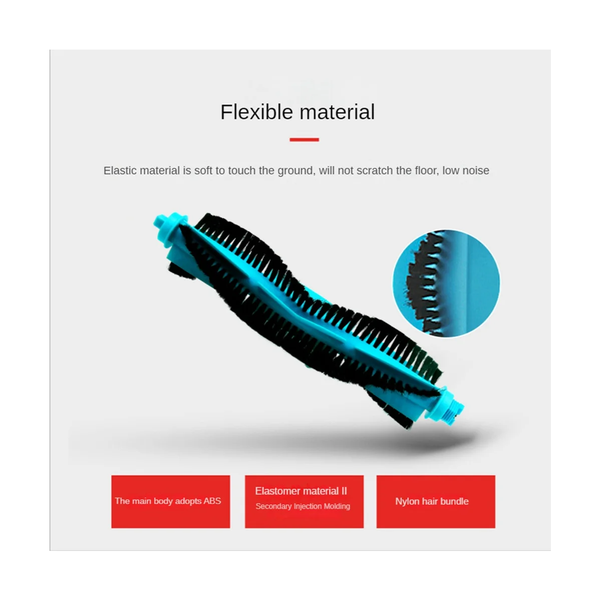 Adecuado para barrer y fregar Robot VXVC05-Accesorios de cepillo principal