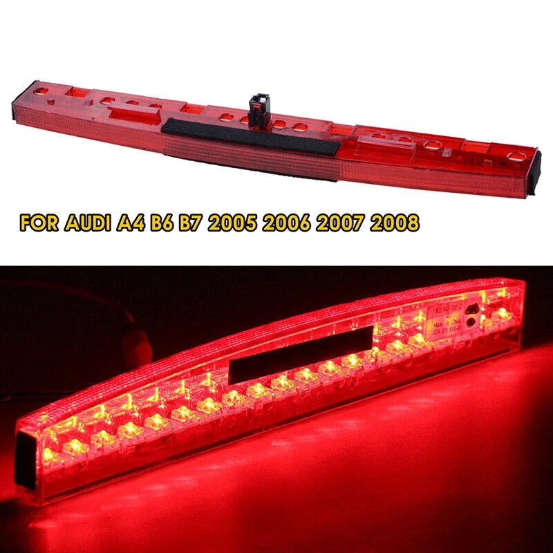 Picture 6: 1PCS Car Rear High Mounted Third Brake Light Tail 3rd Stop Lamp For Audi A4 RS4 S4 B6 B7 2001-2008 8E5945097C 8E5945097A