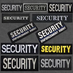 Armed Reflective IR Security Guard Embroidered Patch Sheriff Officer Agent Applique Uniform Vest Tactical Patches Large Badge