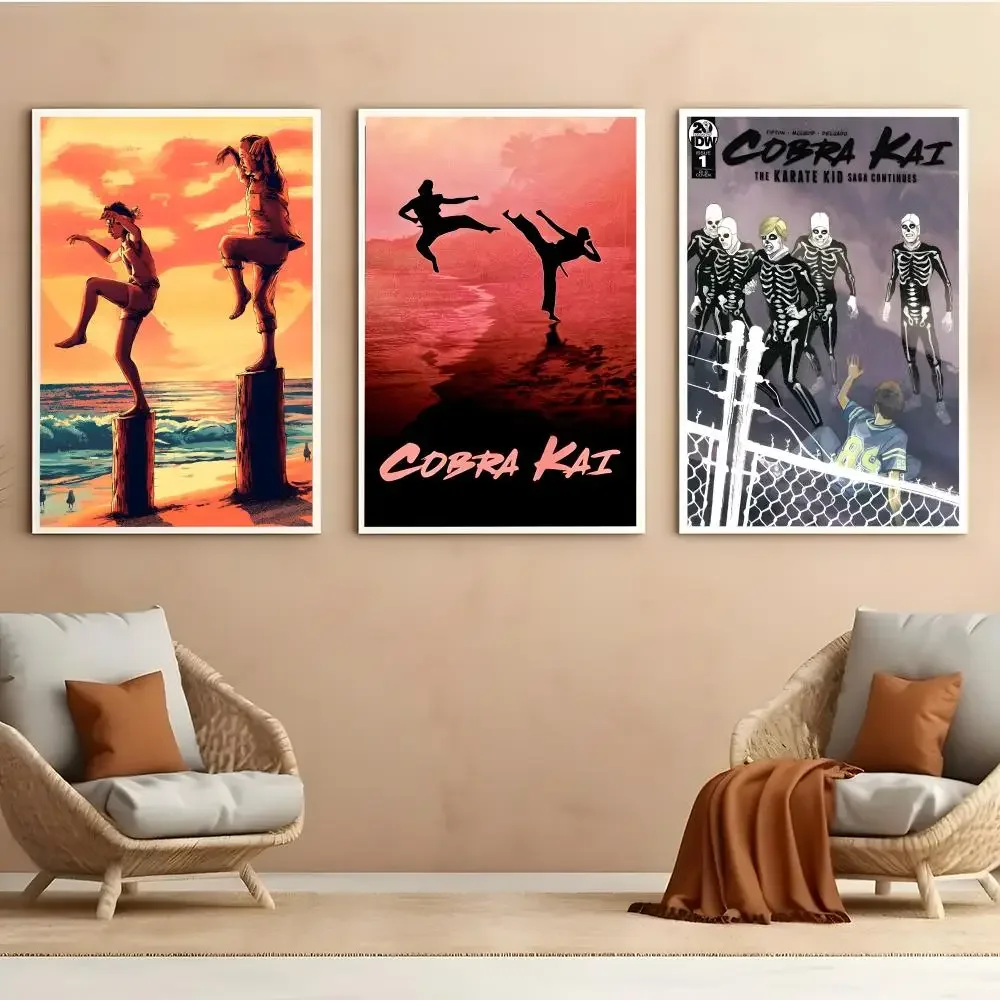 Action TV C-Cobra K-Kai Movie Poster HD Anime Hot Theme Singer/OST/Movie-Waterproof Self-Stick Home Decor