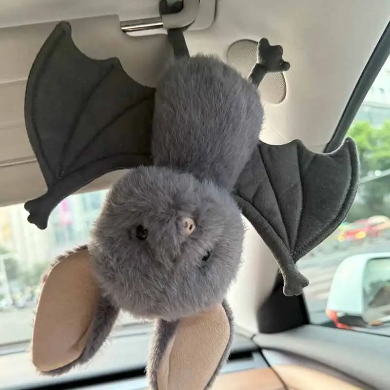 

Jc Plush Cute Bat Image Doll Soft Feel Can Change Various Form Pendant Car Fun Decoration Creativity Halloween Festival Toy Gift