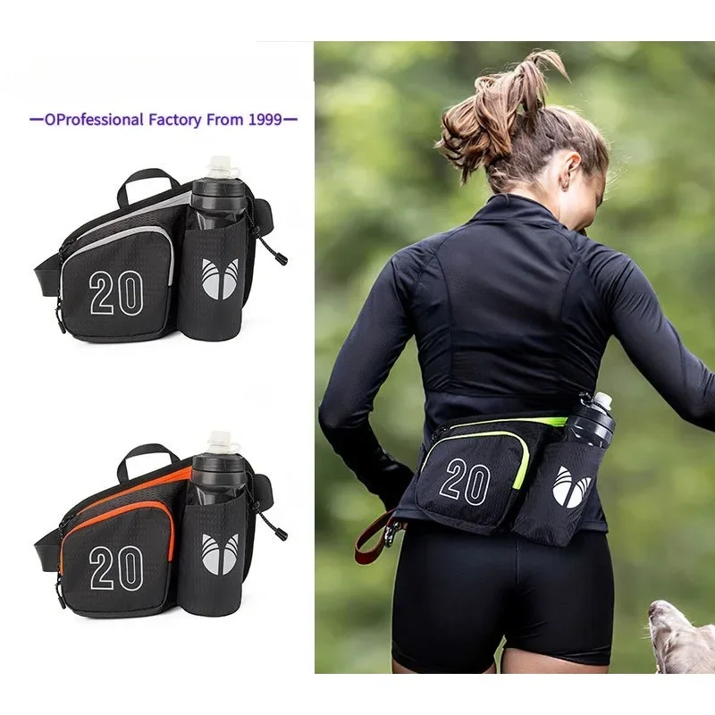 

Large Capacity Sports Fanny Pack Outdoor Bag Water Bottle Organizer Running Waist Bag Waterproof Gym Bags