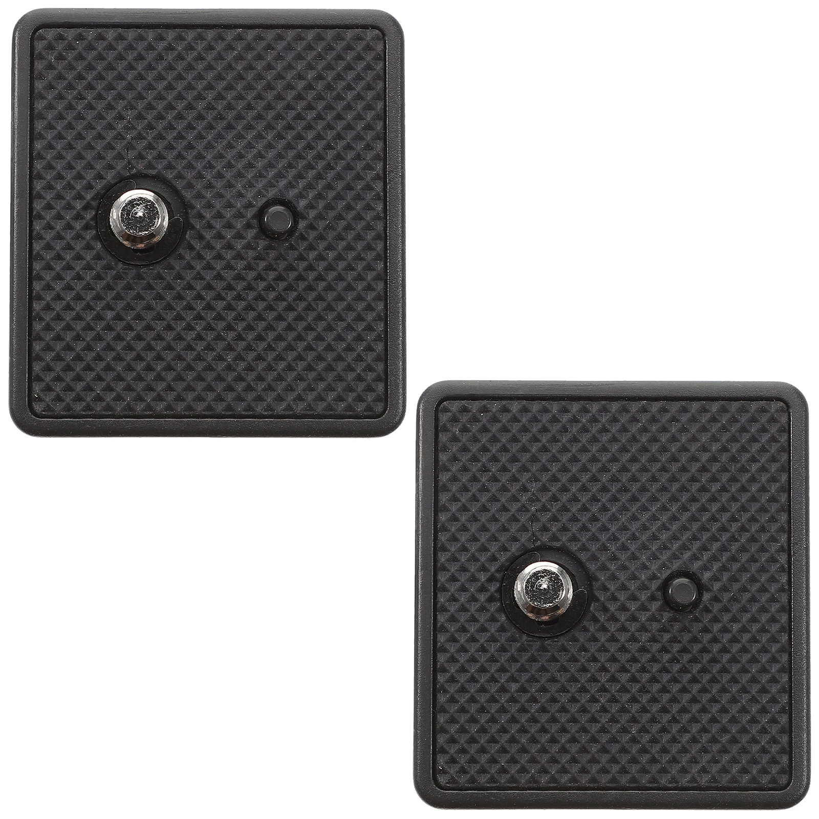 

2pcs Camera Quick Release Plate 41Mm Abs Metal Tripod Mount Adapter For Gimbal Liquid Head Anti-Skid Tripod Accessories