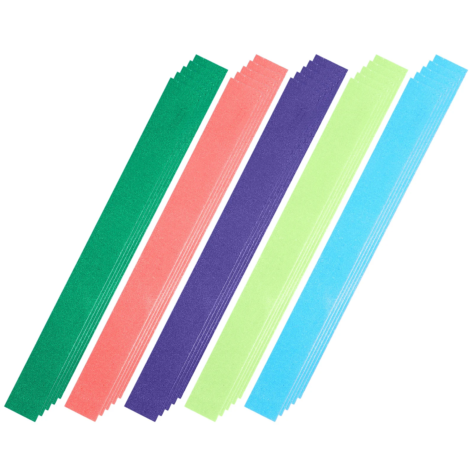 3Sets Large Quantity Colorful Counting Chips Plastic Long Strips Math Teaching Aids Classroom Practice Counters Long Strips