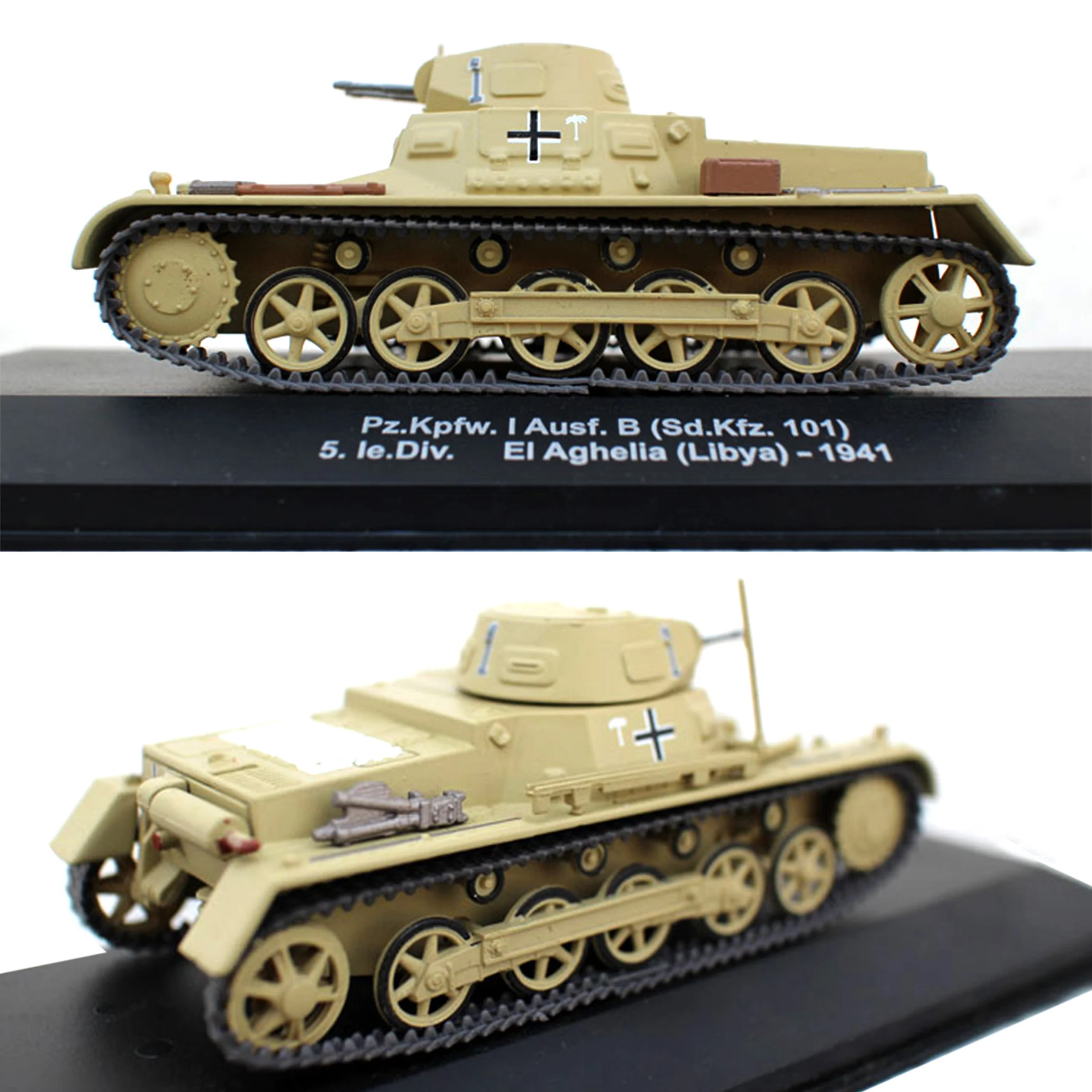 1: 43 Germany pz.kpfw I AUSF. B Tank Model 1941 Finished product collection model