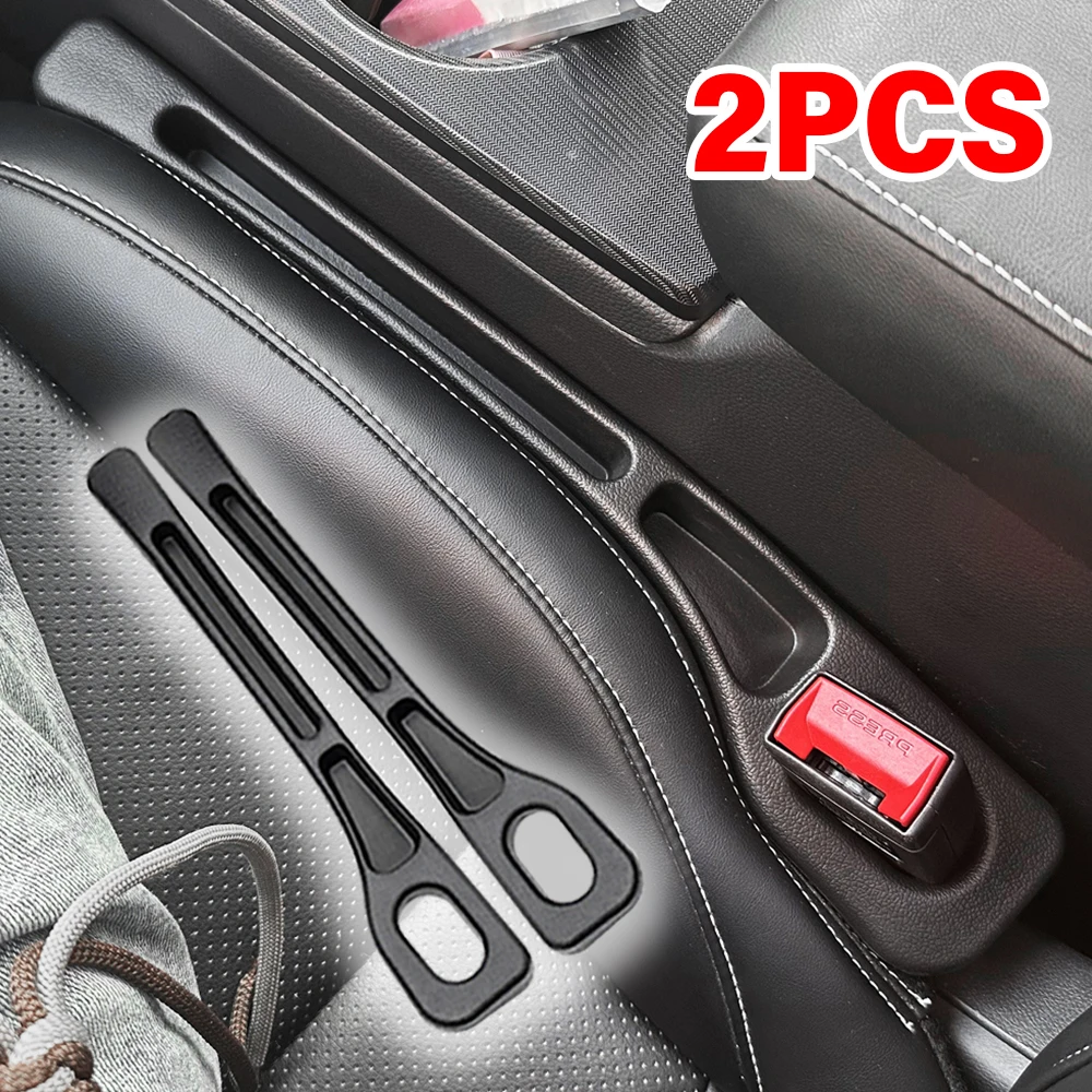 1 Pair Universal Car Seat Gap Plug Strip Side Seam Car Gap Filler Leak Proof Seat Gap Storage Organizer Interior Decoration