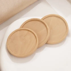 10 Pieces/lot Blank Wood Convex Round Brooch Base Embryo 20 25 30 40 Mm Inner Diameter Diy Charm Brooch Jewelry in Stock