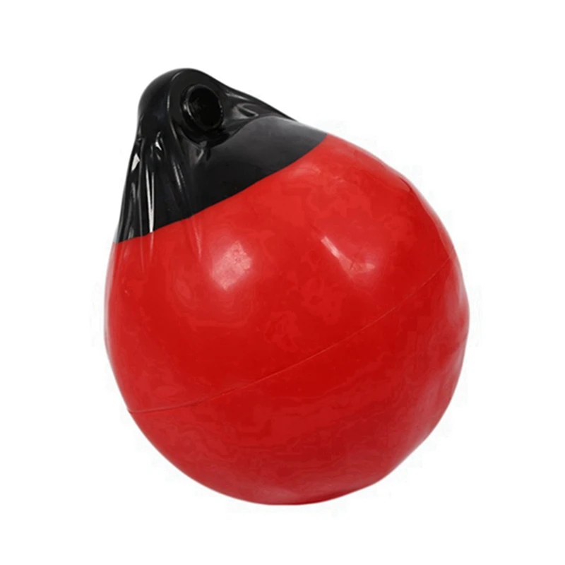 GTBL 10X Heavy Duty PVC Boat Fender Ball Round Anchor Buoy Dock Bumper Ball Inflatable Protection Marine Mooring Buoy Red