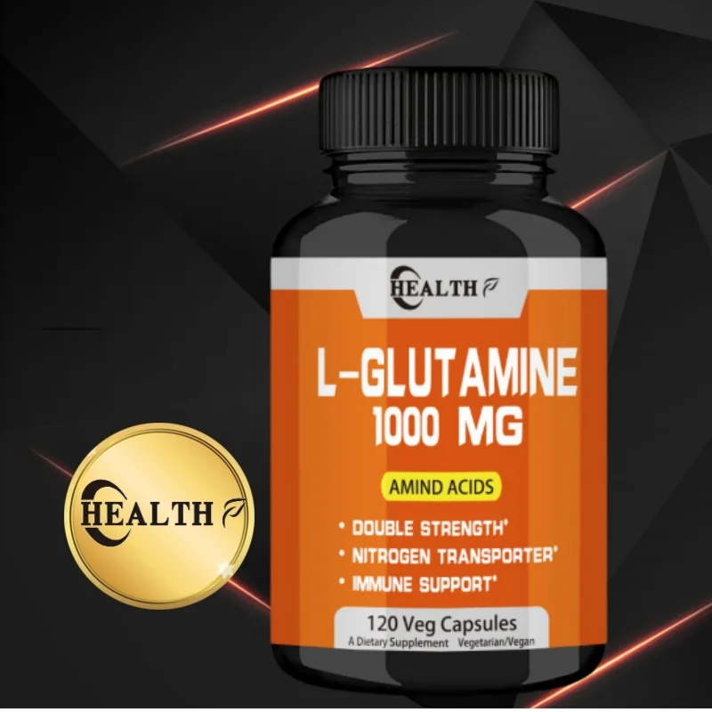 

HEALTH L-Glutamine, Double Strength 1000 mg - 120 Capsules