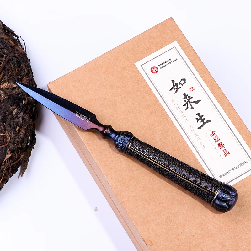 

Vintage Chinese Tea Knife Kung Fu Tea Needle Gift Stainless Steel Tea Knife Prying Puer Tea Cutter Green Tea caja de te Teaware