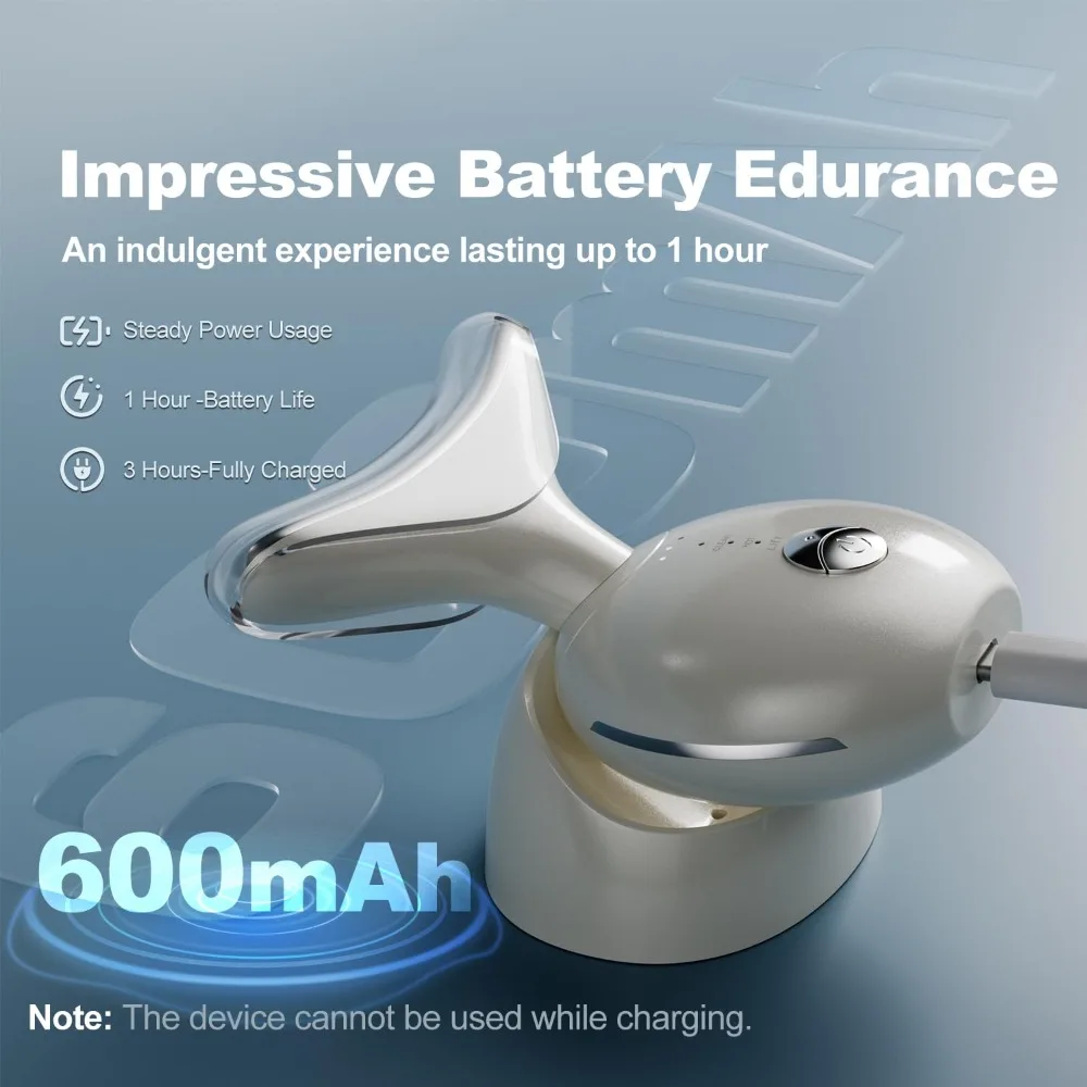 7 in 1 Face Massager Tool, Red Light Therapy for Face and Neck, Portable Face Lift Device, Double Chin Reducer view 5