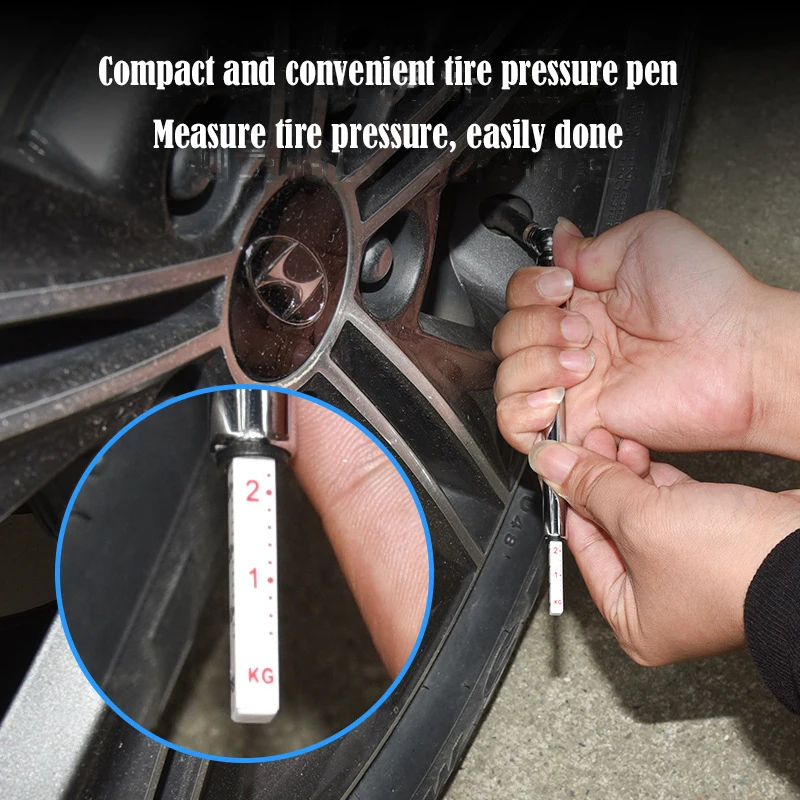 Car Truck High Precision Portable Tire Pressure Pen Mini Durable 10-100psi Pressure Measuring Pen Pen Type Diagnostic Tool