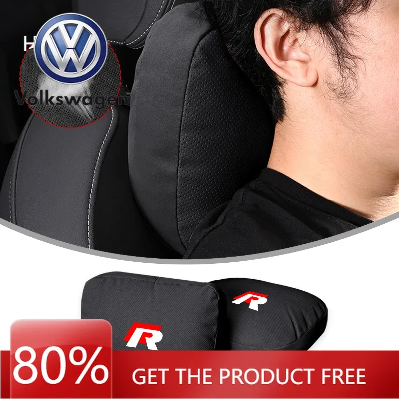 

Подушка-подголовник для автомобильных сидений VW Volkswagen Jetta MK5 Golf, аксессуары для авто, для R-Line Volkswagen GTI Tiguan Polo