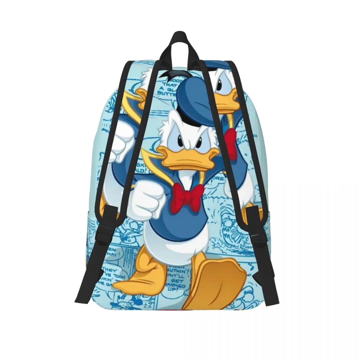 Donald Duck simpatico cartone animato zaino per adolescenti sport scuola superiore lavoro anime zainetto per uomo donna borse di tela universitarie