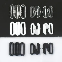 20/50Sets 10/12/15/20mm Bra Buckles Clip Bikini Shoulder Strap Adjust Clasp Underwear Swimwear Hook Snap DIY Sewing Accessories
