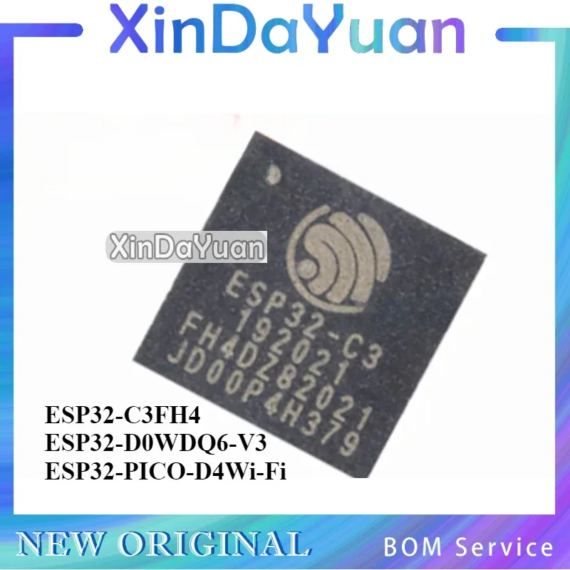 5 uds ESP32-C3FH4 ESP32-D0WDQ6-V3 ESP32-PICO-D4Wi-Fi QFN-32