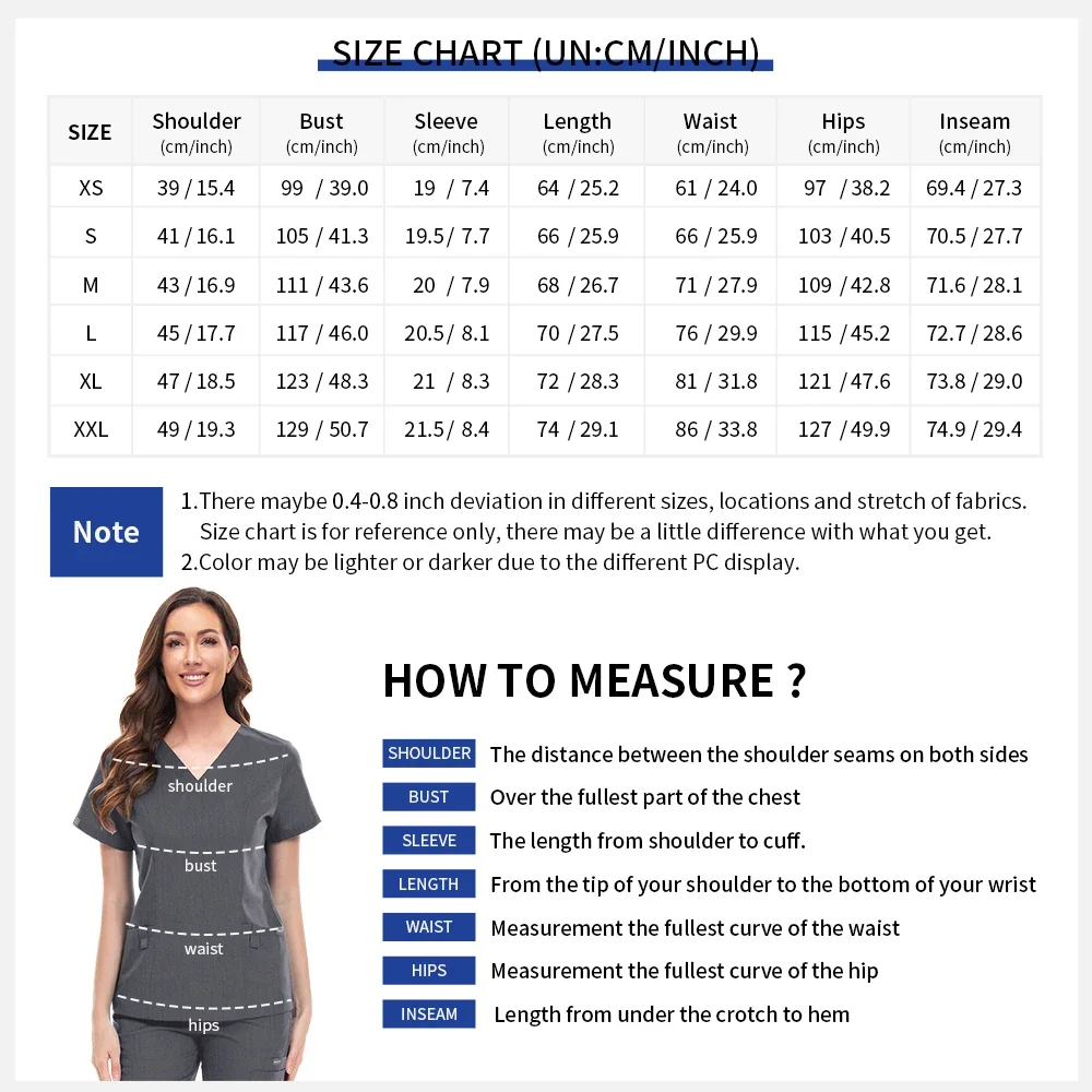 Unisex Medical Uniform ขายส่ง V คอเสื้อ Jogger กางเกงทันตแพทย์ชุดขัดยืดผ่าตัด Workwear สัตว์เลี้ยง Vet Doctor ชุดพยาบาล