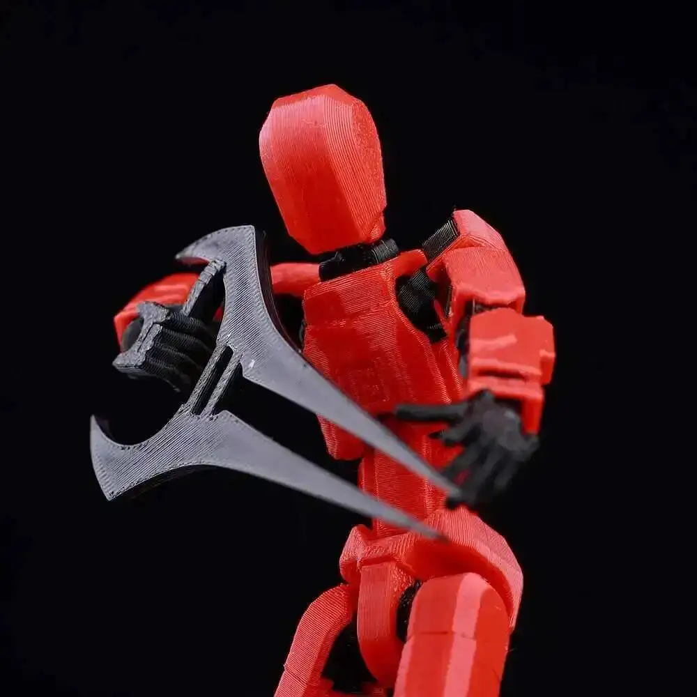 9L3D Gedruckte Lucky Dummy 13 Actionfiguren Titan13 Bewegliche Verwandlungs-Puppe Spielzeug für Eltern-Kind-Spiele – Detail 2