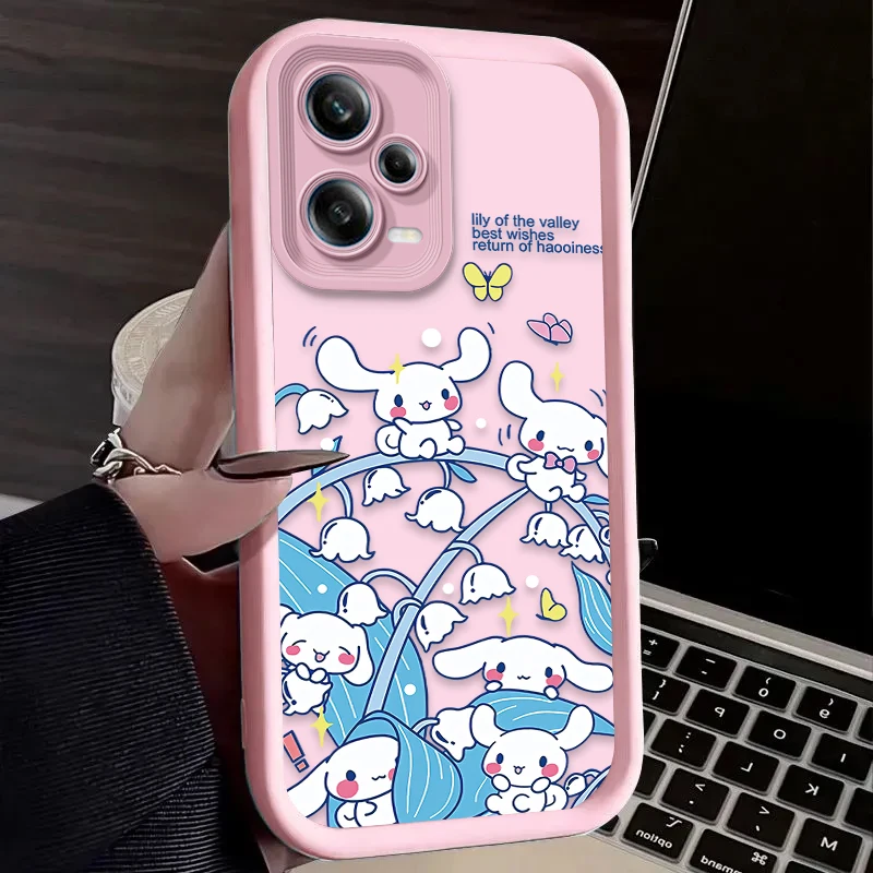 Kuromi Cinnamoroll Phone Case  For Xiaomi Redmi Note 13 14 12 11 Pro Plus 5G 12S 11S 10S 10 9 Redmi 14C 13C 12C 12 4G A3 A3X