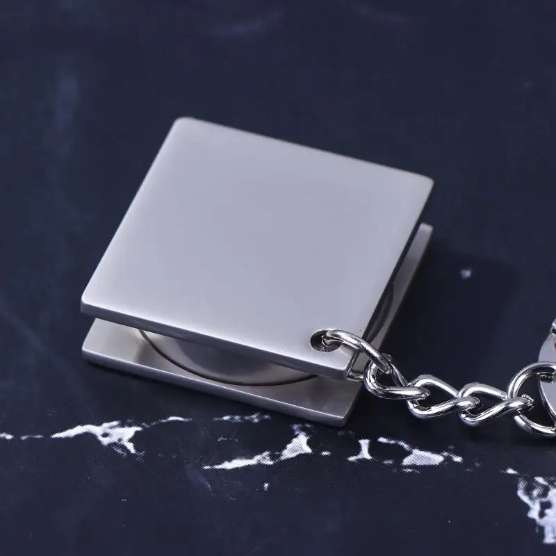 Portable Measuring Tool Square Steel Ruler Key Ring Pull Ruler Tape Measure Keychain Retractable Rule Measure Range 70-80cm