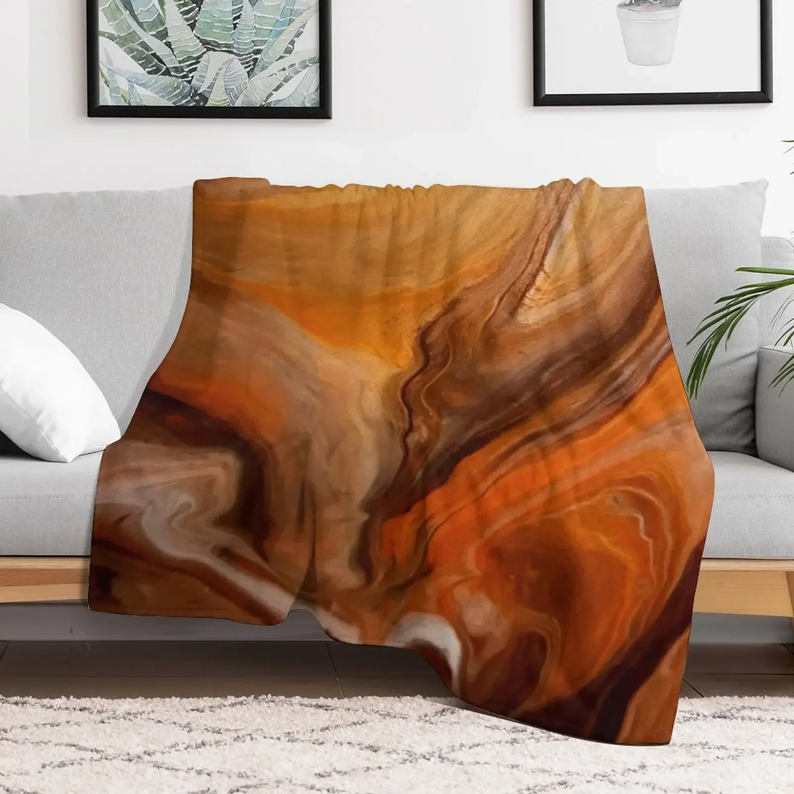 

Falling In Love With Fall Throw Blanket Soft Plaid christmas decoration Retros Blankets