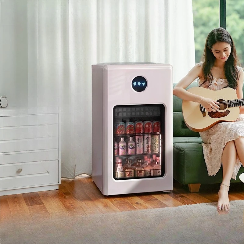 

Ice bar home office air-cooled, frost-free high-value e-sports room retro small refrigerator