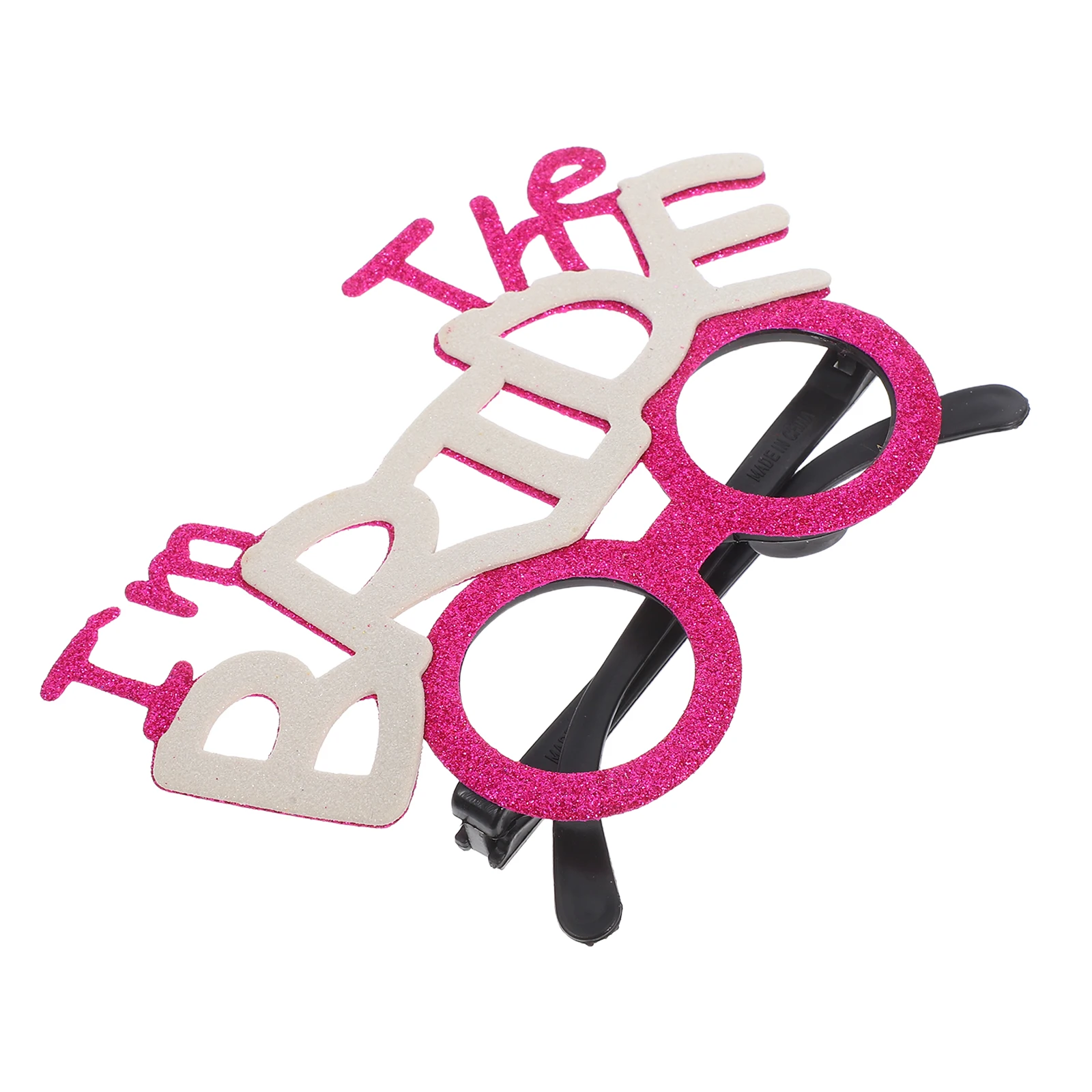 

Wedding Glasses Bride Eyeglasses Creative Decor Pvc Photo Props Funny Bachelorette Party Novelty Lightweight Bridal Groomsmen