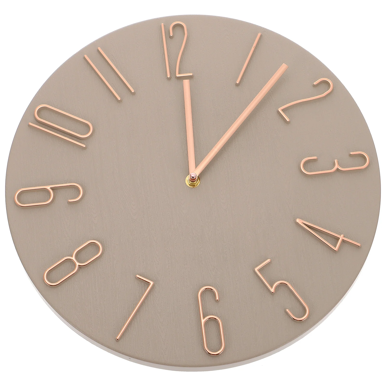 

Clock Modern Silent Decorative Flower Wall Non Ticking Digital Large Display